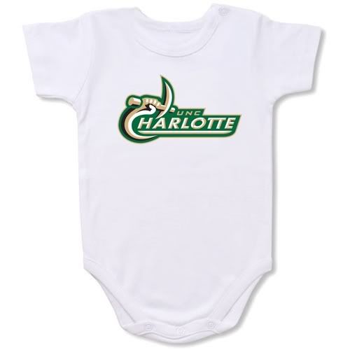 Charlotte 49ers   Baby Bodysuit Creeper #01